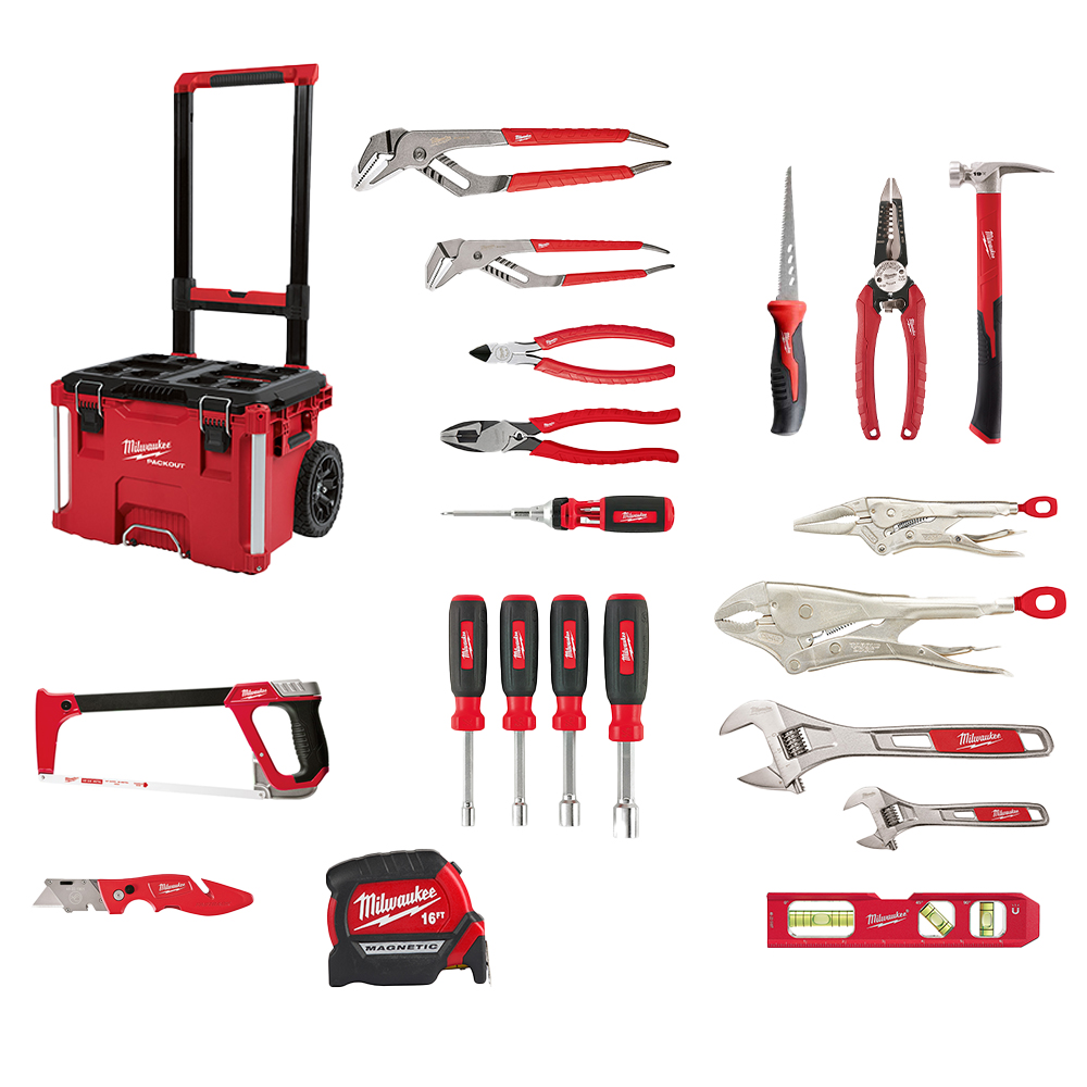 Milwaukee 18 Piece Electricians Tool Kit  from GME Supply